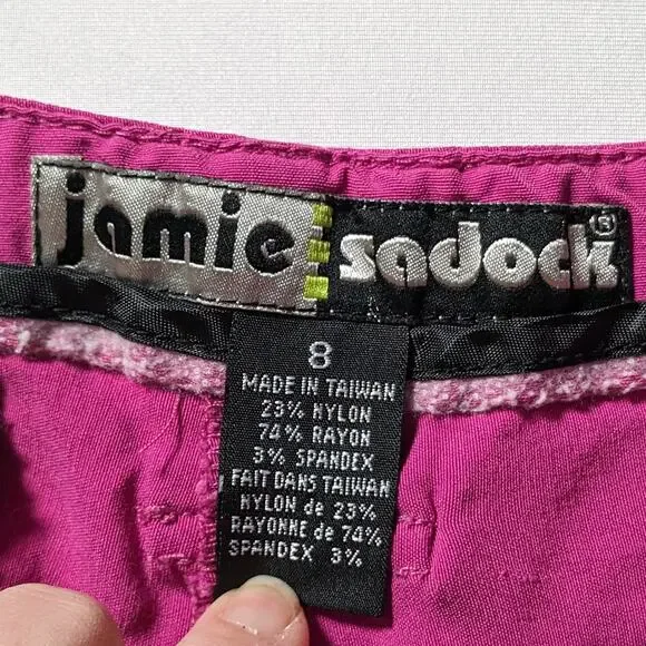 Jamie Sadock  golf activewear shorts bermuda length Women's Size 8 in Pink - Picture 6 of 9